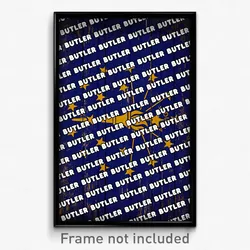 Butler Indiana Poster (IN City Souvenir 11x17 Town Print)
