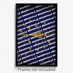 Brookville Indiana Poster (IN City Souvenir 11x17 Town Print)