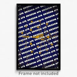 Grissom AFB Indiana Poster (IN City Souvenir 11x17 Town Print)