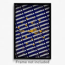 Osceola Indiana Poster (IN City Souvenir 11x17 Town Print)
