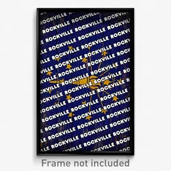 Rockville Indiana Poster (IN City Souvenir 11x17 Town Print)