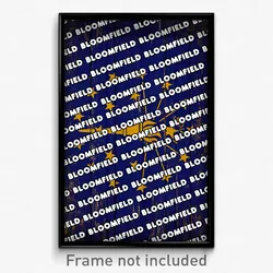 Bloomfield Indiana Poster (IN City Souvenir 11x17 Town Print)