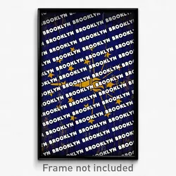 Brooklyn Indiana Poster (IN City Souvenir 11x17 Town Print)
