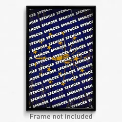Spencer Indiana Poster (IN City Souvenir 11x17 Town Print)