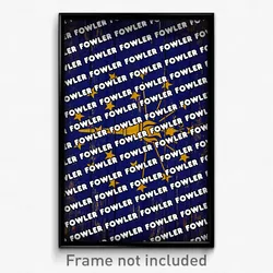 Fowler Indiana Poster (IN City Souvenir 11x17 Town Print)