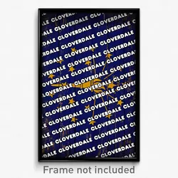 Cloverdale Indiana Poster (IN City Souvenir 11x17 Town Print)