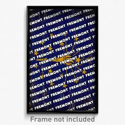 Fremont Indiana Poster (IN City Souvenir 11x17 Town Print)