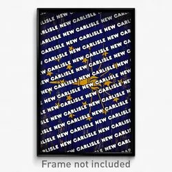 New Carlisle Indiana Poster (IN City Souvenir 11x17 Town Print)