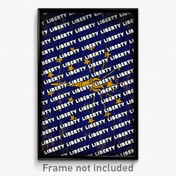 Liberty Indiana Poster (IN City Souvenir 11x17 Town Print)