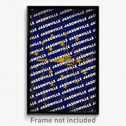 Jasonville Indiana Poster (IN City Souvenir 11x17 Town Print)