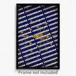 Veedersburg Indiana Poster (IN City Souvenir 11x17 Town Print)