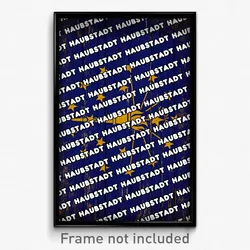 Haubstadt Indiana Poster (IN City Souvenir 11x17 Town Print)