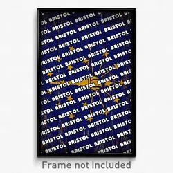 Bristol Indiana Poster (IN City Souvenir 11x17 Town Print)