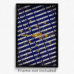 Salt Creek Commons Indiana Poster (IN City Souvenir 11x17 Town Print)