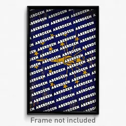 Aberdeen Indiana Poster (IN City Souvenir 11x17 Town Print)