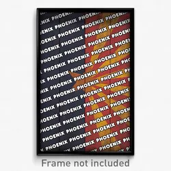 Phoenix Arizona Poster (AZ City Souvenir 11x17 Town Print)