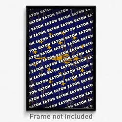 Eaton Indiana Poster (IN City Souvenir 11x17 Town Print)