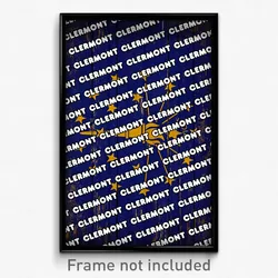 Clermont Indiana Poster (IN City Souvenir 11x17 Town Print)