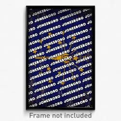 Jonesboro Indiana Poster (IN City Souvenir 11x17 Town Print)