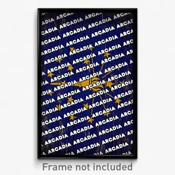 Arcadia Indiana Poster (IN City Souvenir 11x17 Town Print)
