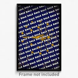 Dale Indiana Poster (IN City Souvenir 11x17 Town Print)