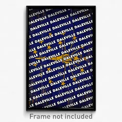 Daleville Indiana Poster (IN City Souvenir 11x17 Town Print)