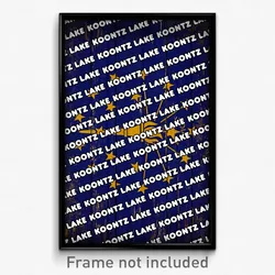 Koontz Lake Indiana Poster (IN City Souvenir 11x17 Town Print)