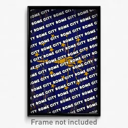 Rome City Indiana Poster (IN City Souvenir 11x17 Town Print)
