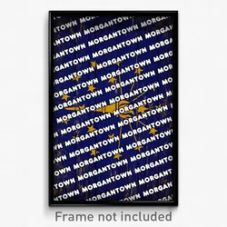 Morgantown Indiana Poster (IN City Souvenir 11x17 Town Print)