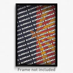 Glendale Arizona Poster (AZ City Souvenir 11x17 Town Print)