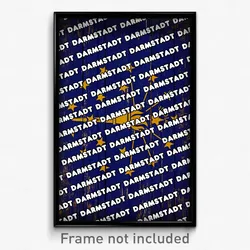 Darmstadt Indiana Poster (IN City Souvenir 11x17 Town Print)