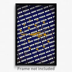 New Pekin Indiana Poster (IN City Souvenir 11x17 Town Print)