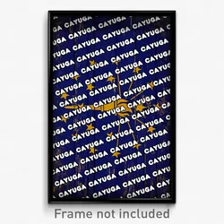 Cayuga Indiana Poster (IN City Souvenir 11x17 Town Print)