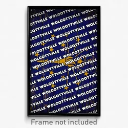 Wolcottville Indiana Poster (IN City Souvenir 11x17 Town Print)