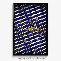 Wanatah Indiana Poster (IN City Souvenir 11x17 Town Print)