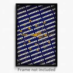 Andrews Indiana Poster (IN City Souvenir 11x17 Town Print)