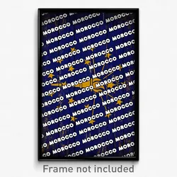 Morocco Indiana Poster (IN City Souvenir 11x17 Town Print)