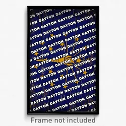 Dayton Indiana Poster (IN City Souvenir 11x17 Town Print)
