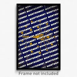 Montgomery Indiana Poster (IN City Souvenir 11x17 Town Print)