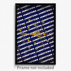 Jamestown Indiana Poster (IN City Souvenir 11x17 Town Print)