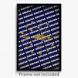 Colfax Indiana Poster (IN City Souvenir 11x17 Town Print)