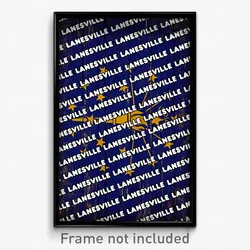 Lanesville Indiana Poster (IN City Souvenir 11x17 Town Print)
