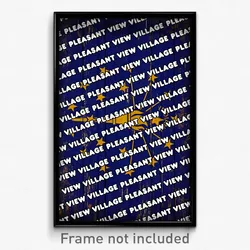 Pleasant View Village Indiana Poster (IN City Souvenir 11x17 Town Print)