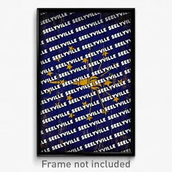 Seelyville Indiana Poster (IN City Souvenir 11x17 Town Print)