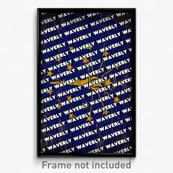 Waverly Indiana Poster (IN City Souvenir 11x17 Town Print)