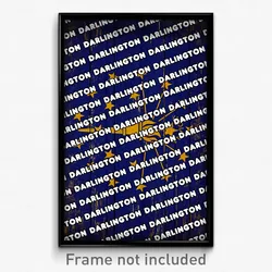Darlington Indiana Poster (IN City Souvenir 11x17 Town Print)