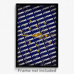 Lyons Indiana Poster (IN City Souvenir 11x17 Town Print)