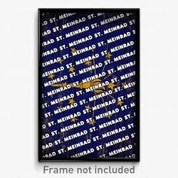 St. Meinrad Indiana Poster (IN City Souvenir 11x17 Town Print)