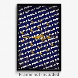 Buffalo Indiana Poster (IN City Souvenir 11x17 Town Print)