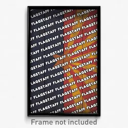 Flagstaff Arizona Poster (AZ City Souvenir 11x17 Town Print)